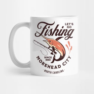 Morehead City, NC Fishing Summer Vacation Mug